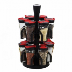 12pcs canister set with rack