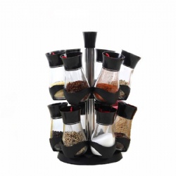 12pcs canister set with rack