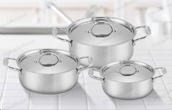 6pcs stainless steel cookware set