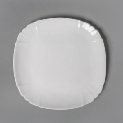 Square glass plate