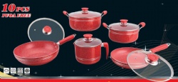 10pcs aluminum cookware set