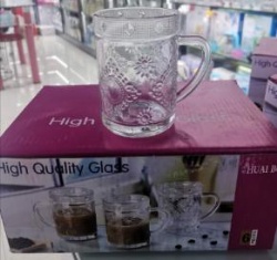 6pcs glass mug