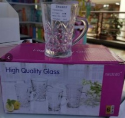 6pcs glass mug