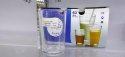 6pcs glass tumbler