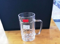 2pcs glass mug