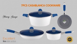 7pcs forge aluminum cookware set