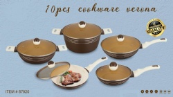 10pcs forge aluminum cookware set