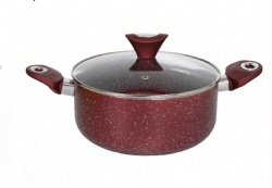 Aluminum speckled dutch oven