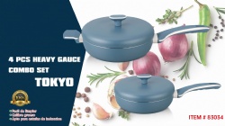 4pcs deep fry pan set