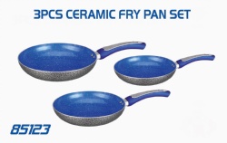 3pcs Alumium ceramic fry pan set