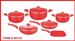 11pcs aluminum cookware set