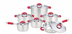 12pcs stainless steel cookware set