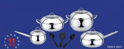 11pcs stainless steel cookware set