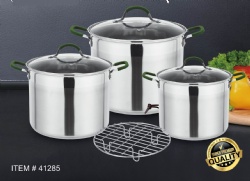 7pcs stainless steel cookware set