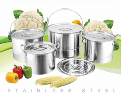 9pcs stainless steel stock pot set