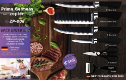 6pcs stainless steel knife set