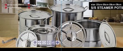 12pcs stainless steel steamer pot set